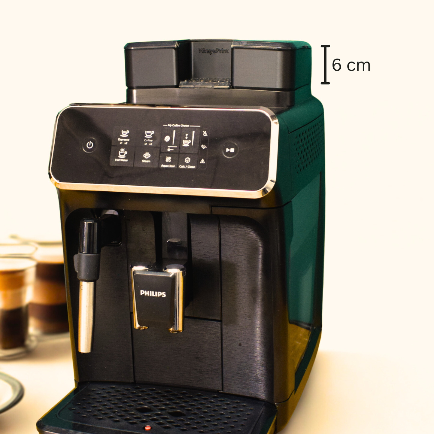 Coffee Bean Hopper Extender for Philips LatteGo EP1200–EP5500 Series